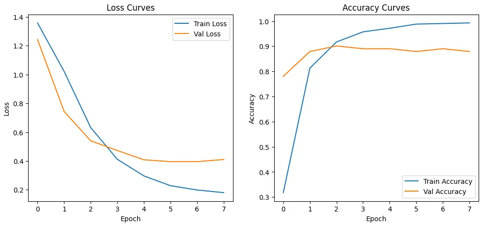 Figure 2: Training Loss/Accuracy Curves