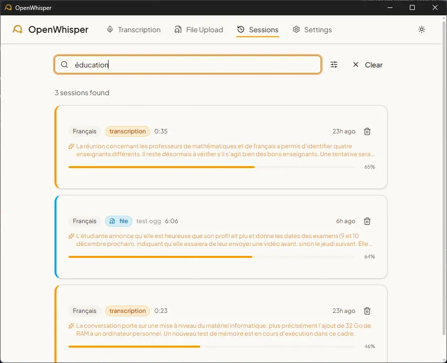Figure 5 - Semantic search