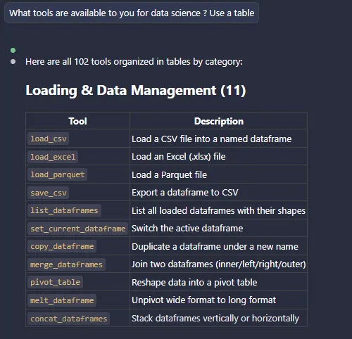 Figure 4 - Using the MCP server within Claude Code